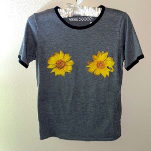 VANS FLORAL FLIRTY BABY TEE